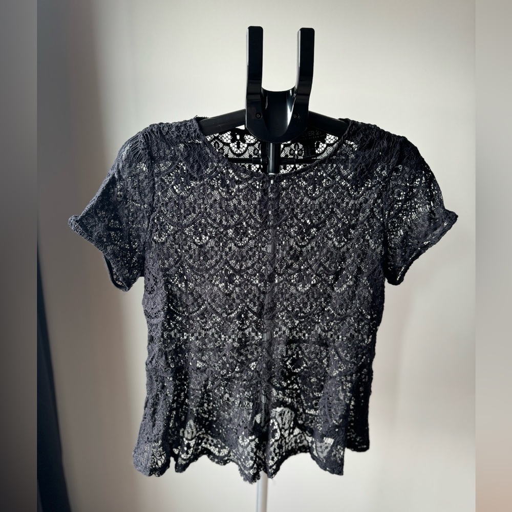 Forever 21+ peplum over blouse